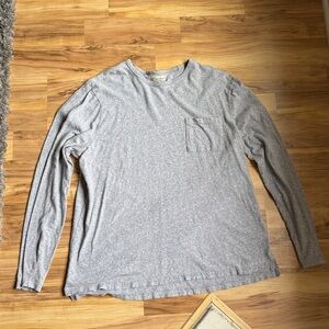 J. Crew Heather Gray Knit Top